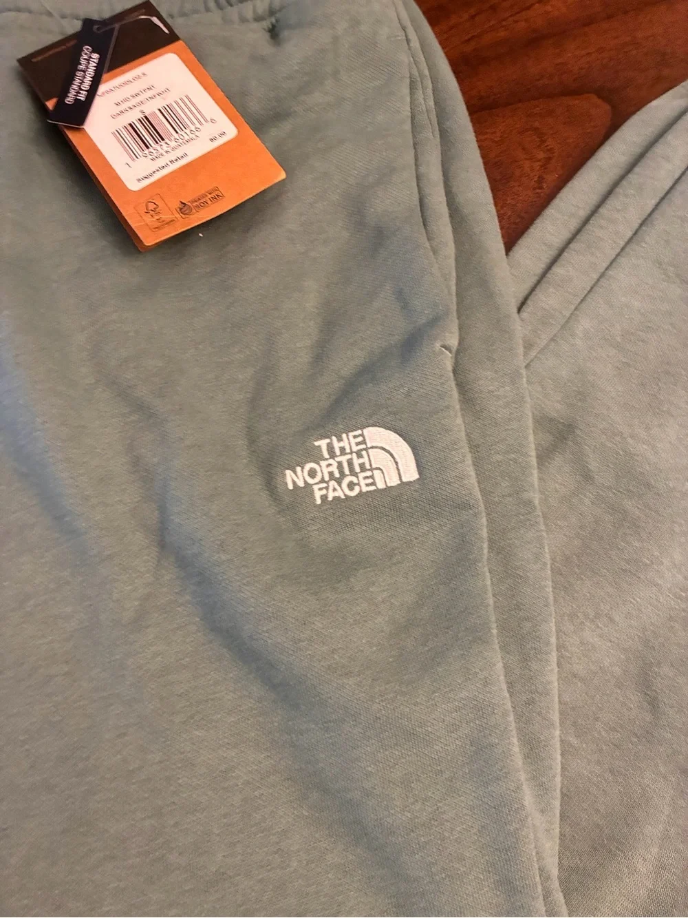 THE NORTH FACE Men's Half Dome Sweatpant, Dark Sage/TNF White, Small New